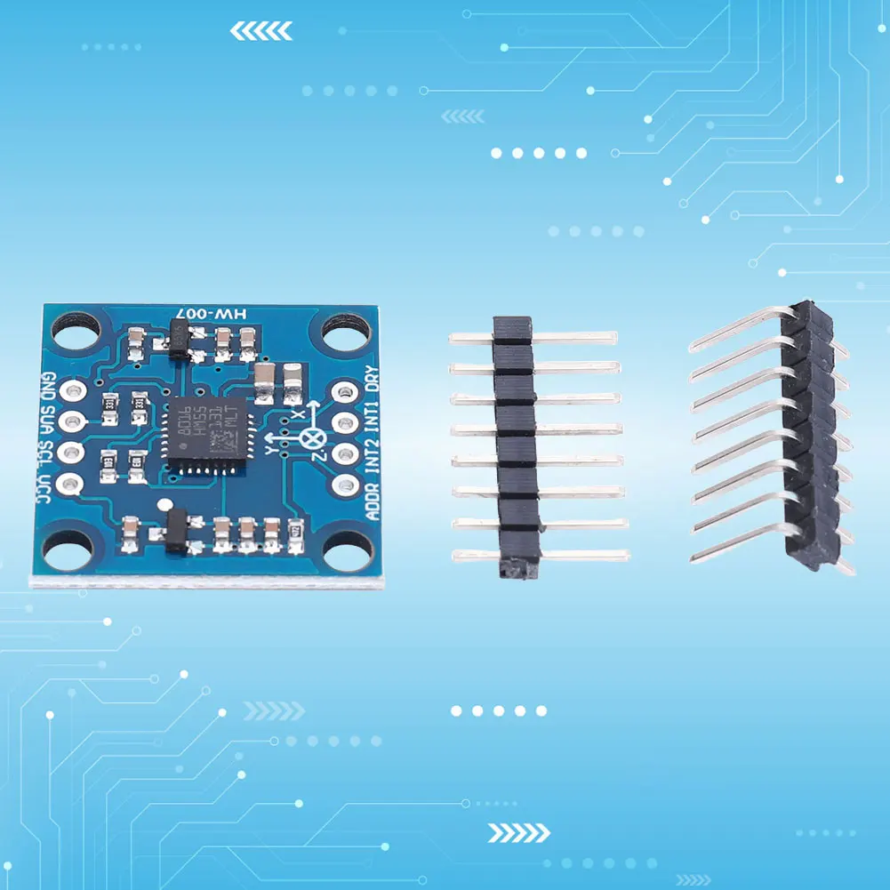

GY-51 LSM303 LSM303D LSM303DLH 3-Axis Electronic Compass Acceleration Module IIC 3 Axis Magnetometer Module