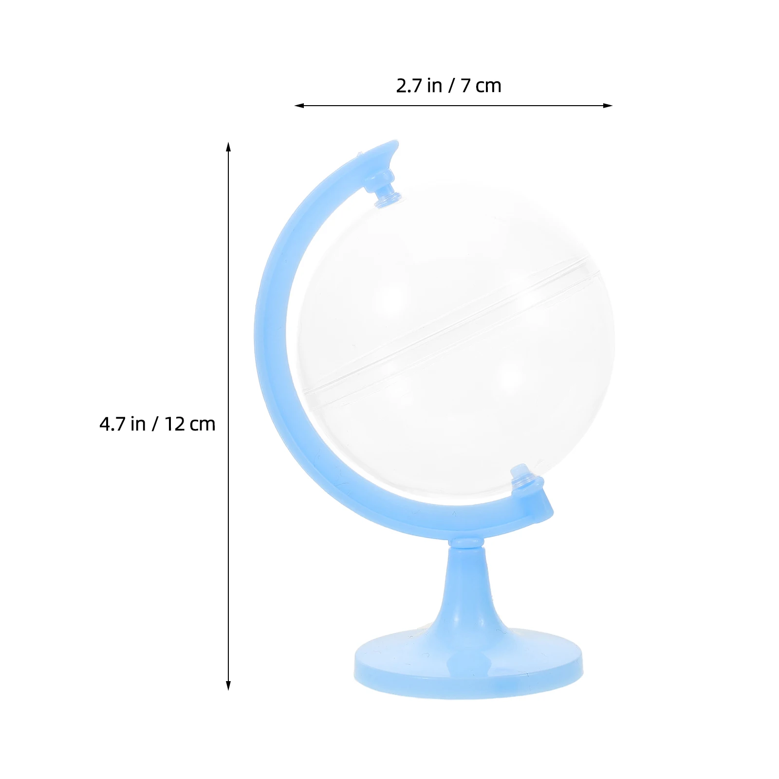 

12 Pcs Boxes Candy Mini Globe Container Containers with Lids Packaging Decorative Chocolate Blue Ball Favor