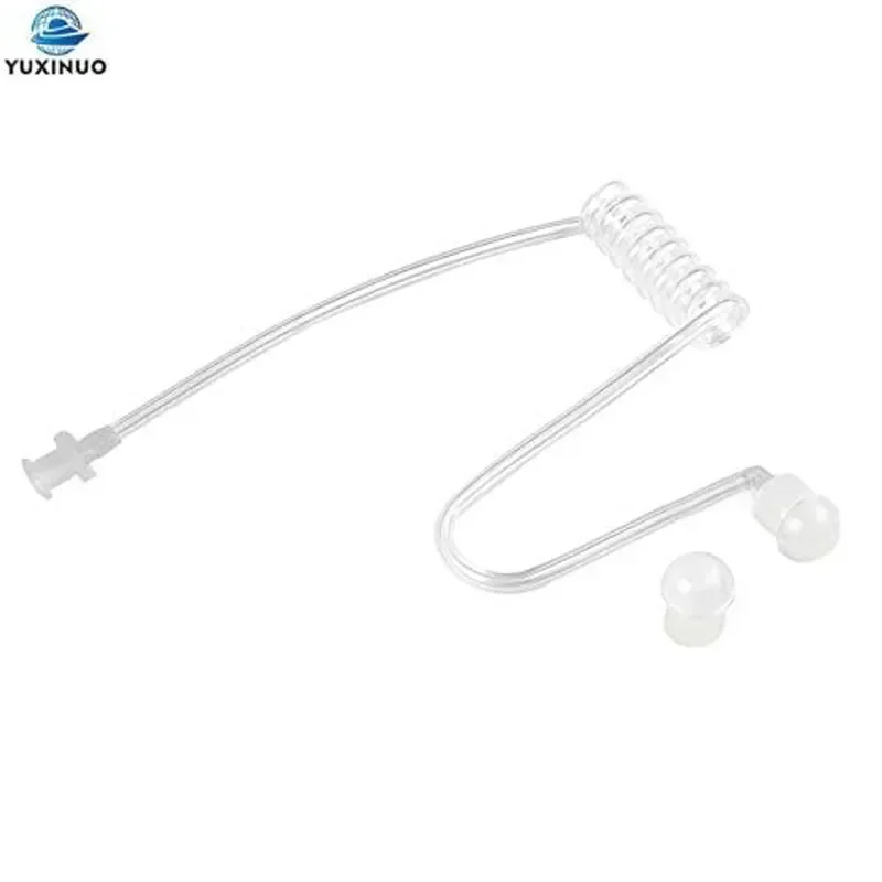 Replacement Transparent Coil Acoustic Air Tube Earplug For Universal Motorola Baofeng Kenwood Radio Earpiece Headset Repair Tool