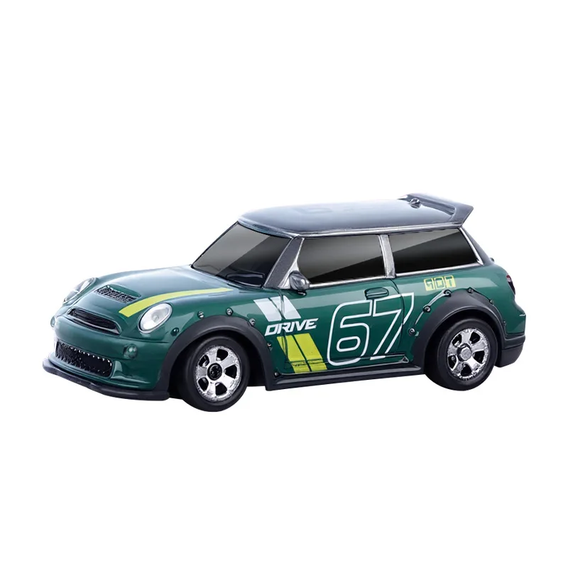 New mini desktop remote control car KF33 1/64 2.4G high speed drift remote control car four-wheel drive GTR racing model toy