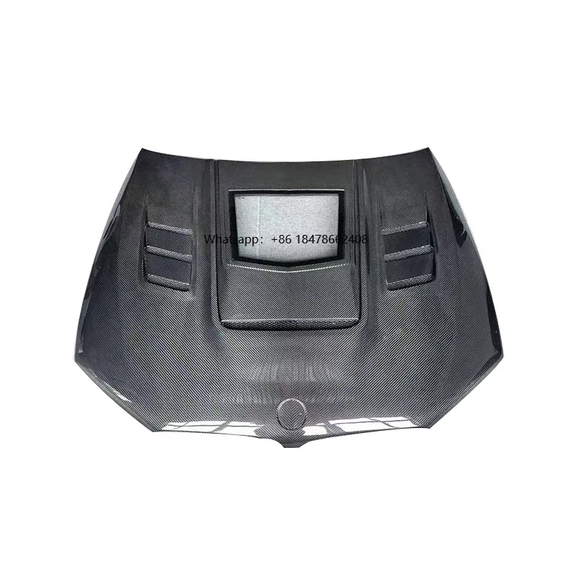 High Quality  Window Style Dry Carbon Fiber Bonnet Hood for 5 Series F90 M5 Carbon Fibre Engine Cover Perfect Fitment
