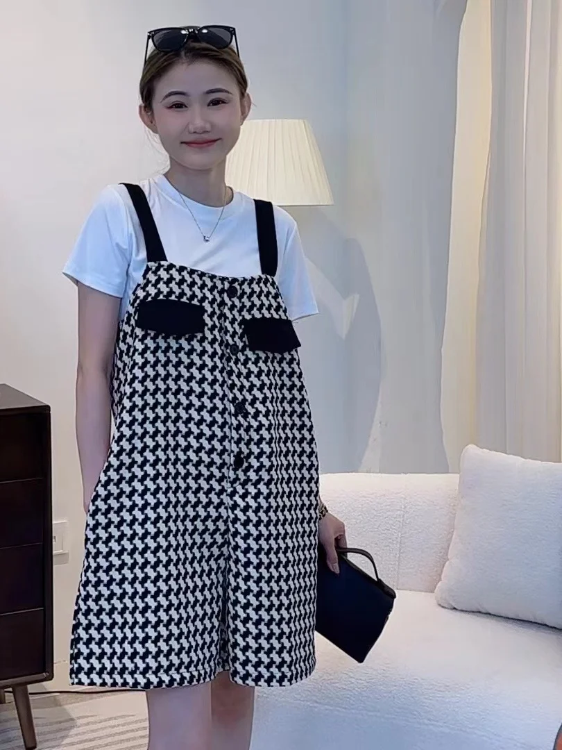 

Шикарные летние женские брюки-карго с бретелями, свободные повседневные брюки из смеси хлопка и полиэстера для поездок на работу