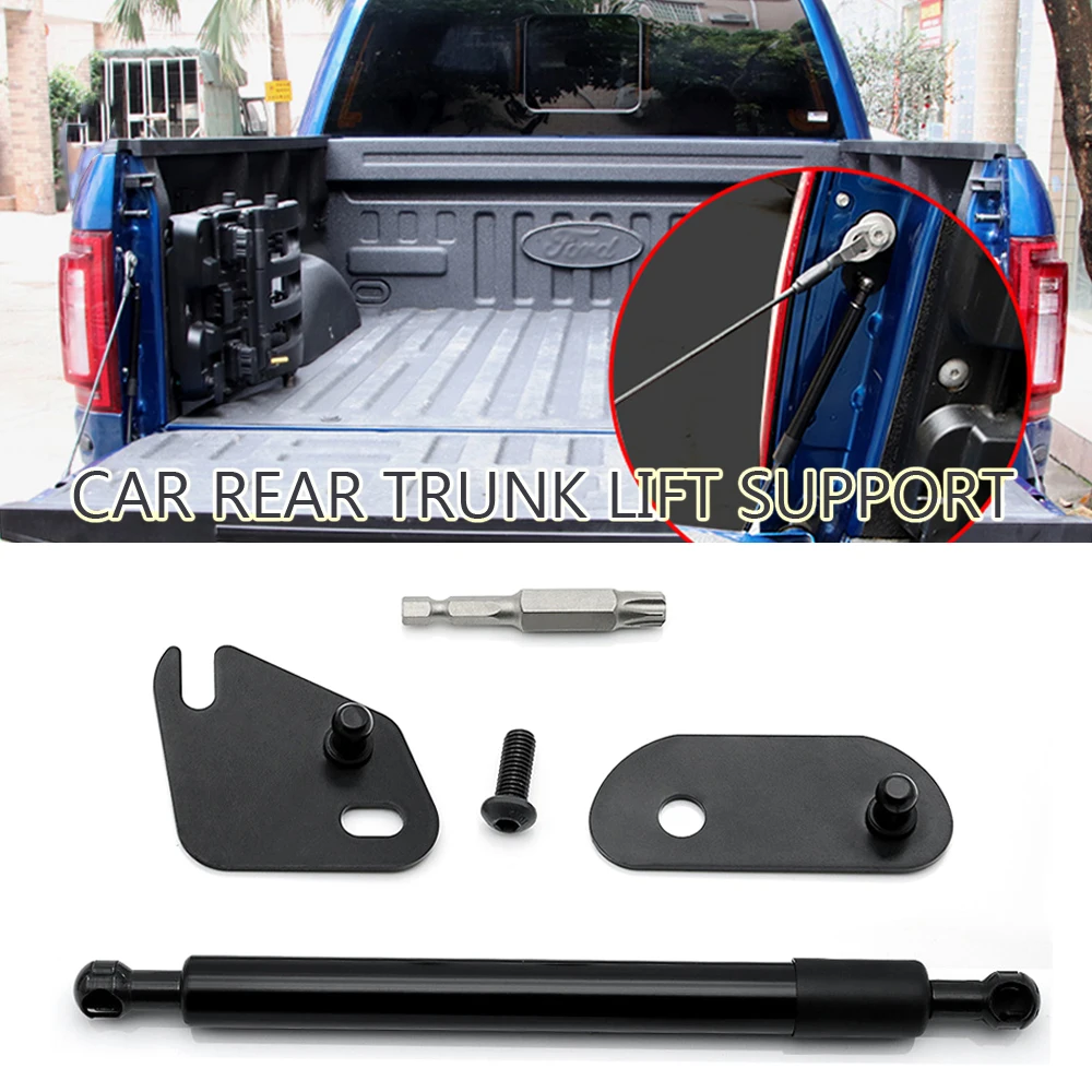 

For Ford F150 F-150 2015 2016 2017 2018 Car Styling Car Rear Trunk Lift Support Hydraulic Rod Shock Bars Bracket 1pcs