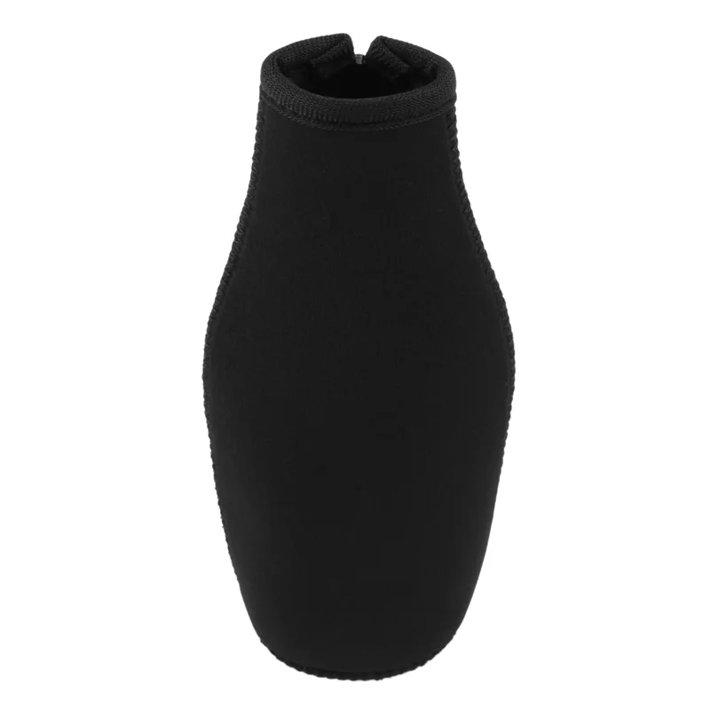 

30 Pack Beer Bottle Cooler Sleeves Keep Drink Cold Zip-Up Extra Thick Neoprene Insulated Sleeve Cover Black