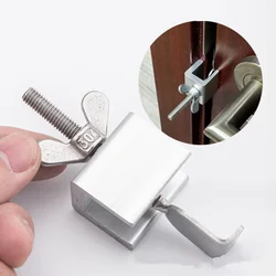 Portable Door Stopper Stainless Self-Defense Doorstop Lock Travel Anti-theft Childproof Safety Home Latch Hotel Door Lock