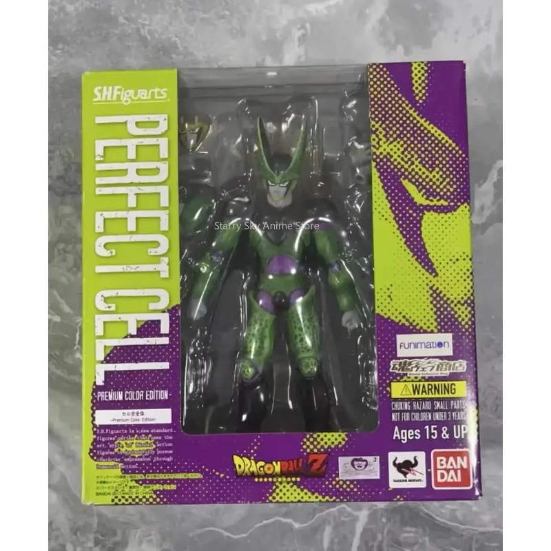 In Stock Bandai Dragon Ball S.H.Figuarts SHF Perfect Cell Perfectcell Premium Color Edition Anime Action Figures Toys Models