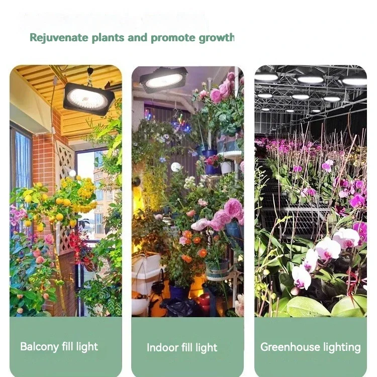 Floor standing bracket with plant fill light full spectrum LED plant growth lamp for greenhouse seeding raising