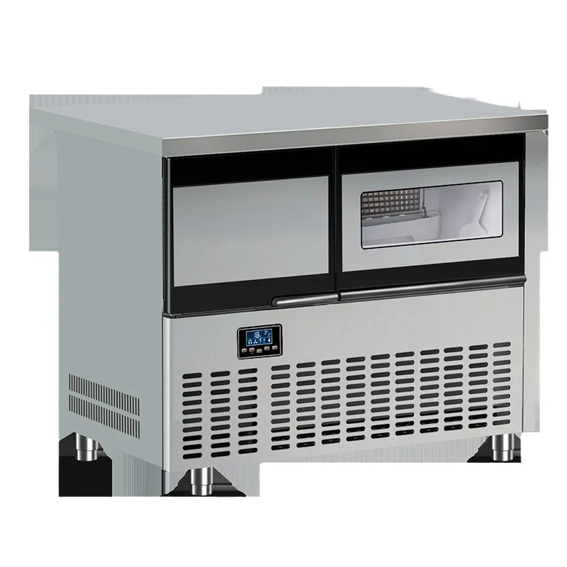 Commercial bar refrigeration workbench compressor refrigeration milk tea shop restaurant kitchen ice machine