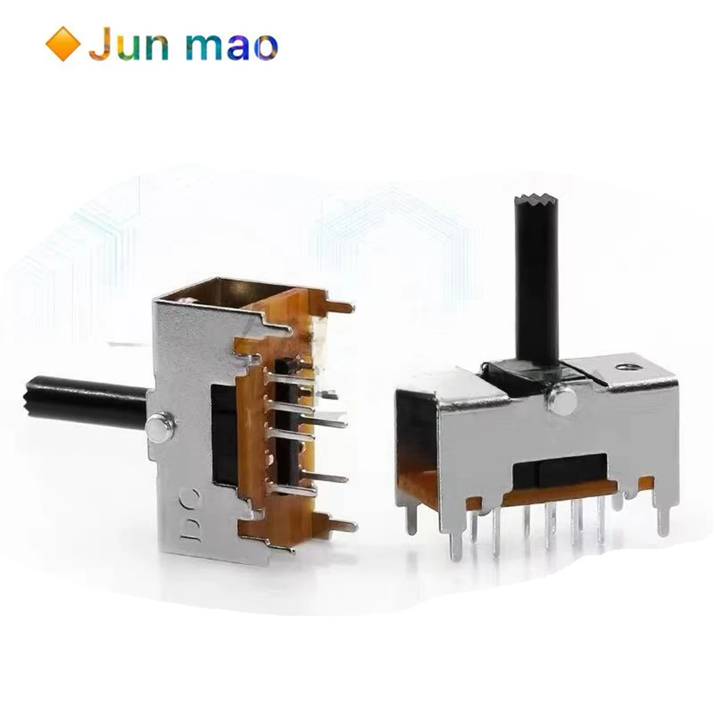 1PCS Toggle switch TS-23E02 AT10 dual reset four fixed foot lever switch old-fashioned radio switch