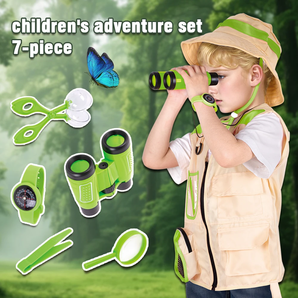 Outdoor Adventure Birthday Party - Confezione da 7, set di giocattoli