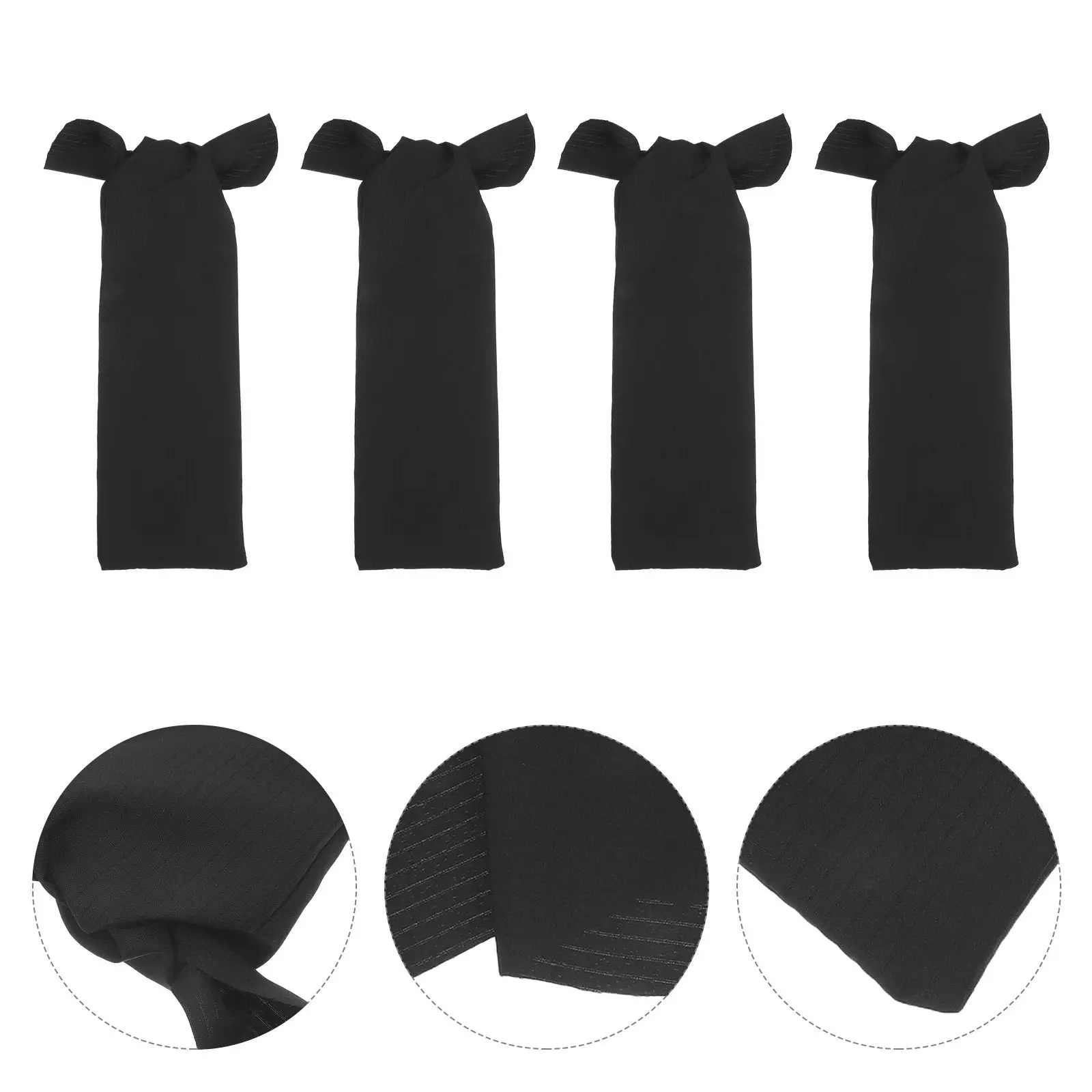 8-teiliges Set Pferdemähnen-Schutzhüllen aus Polyester, Sonnenschutz, Winddicht, Anti-Verhedderungs-Mähnenabdeckung für Weide und Ranch, Pferdepflege