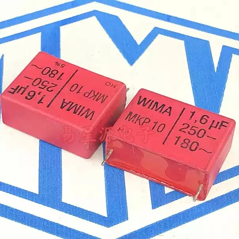 

1.6UF 250V WIMA 250V165 can replace 1.5UF 180~MKP10 audio capacitor