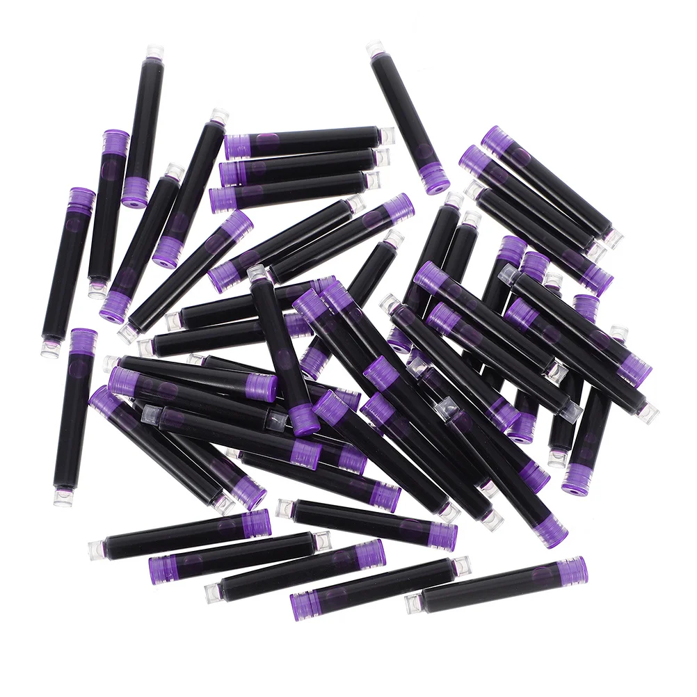 

100Pcs Erasable Fountain Pen Ink Refills Replacement Plastic Suitable for School Office School Supplies