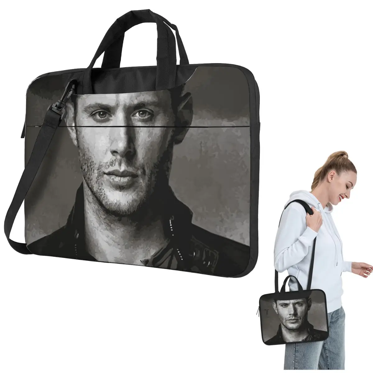 

Сумка для ноутбука Dean Winchester, противоударный чехол, сумка для компьютера 13, 14, 15,6 дюймов, сумка через плечо для ноутбука Macbook Pro Air