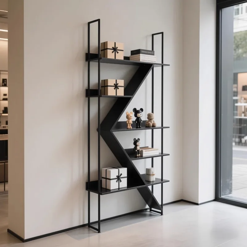 

Shop shoe store shoe rack display rack bag display cabinet male and female students selling shoe ornaments display cabinet stora