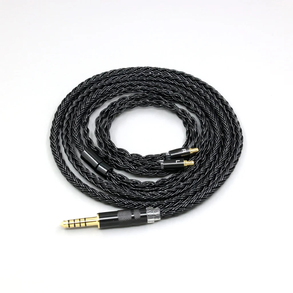 

Sliver plated 16 Core Black Braided Earphone Audio Cable For Sennheiser IE100 IE500 IE400 Pro 8877