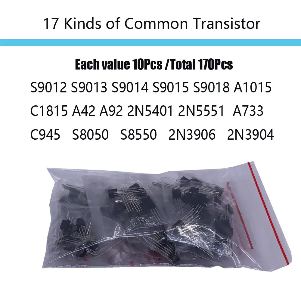 전자 부품 키트 및 총 1390 개, LED 다이오드, 금속 필름 저항기, 전해 커패시터 패키지, 공통 다이오드, 세라