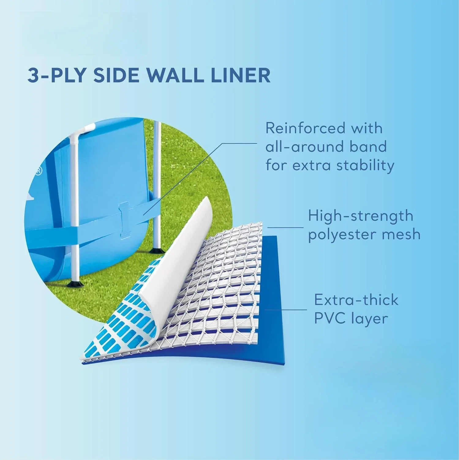 مجموعة حمام السباحة بإطار معدني 28201EH فوق الأرض: 10 أقدام × 30 بوصة - تتضمن مضخة فلتر خرطوشة 330 GPH - ثقب #6