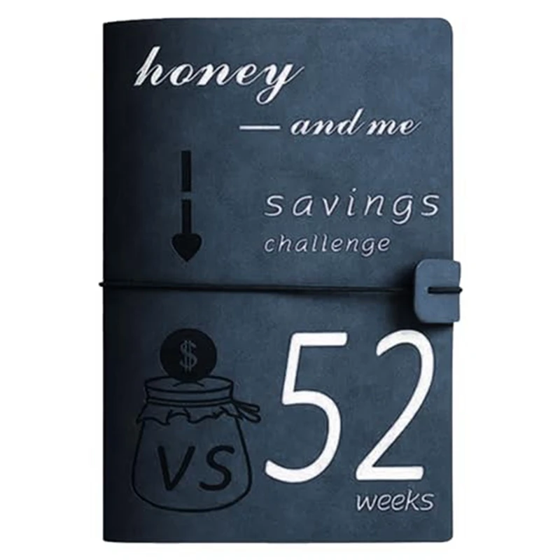 NEW-52 Week Money Saving Challenge Binder A5 Binder Inserts Cash Envelopes For A5 Binder, 2024 Reusable Budget Book