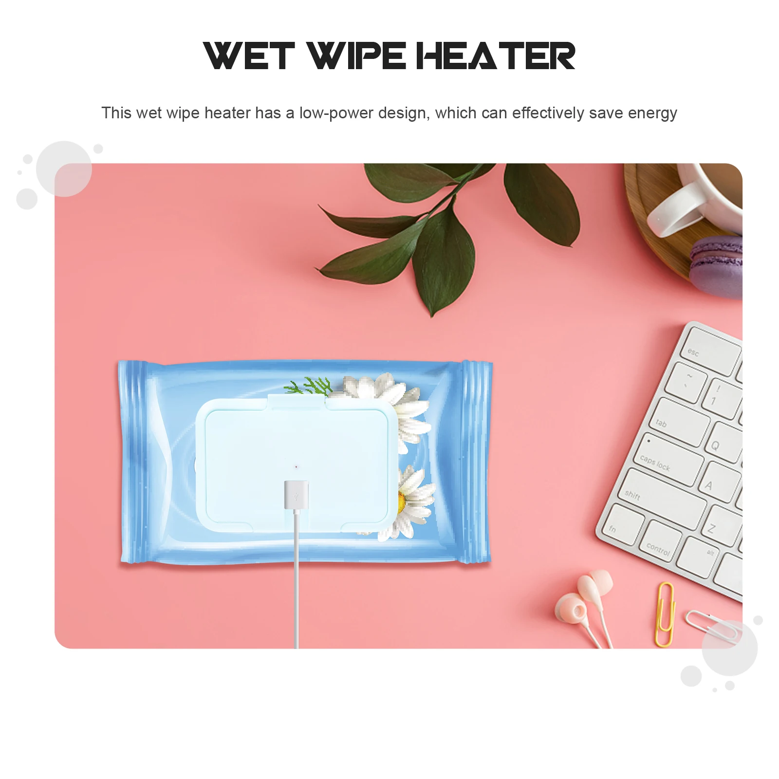 

ABS Wet Wipes Warmer for Baby Kids Service Life Portable Temperature Adjustable Universal Compatible Wet Tissue Heating