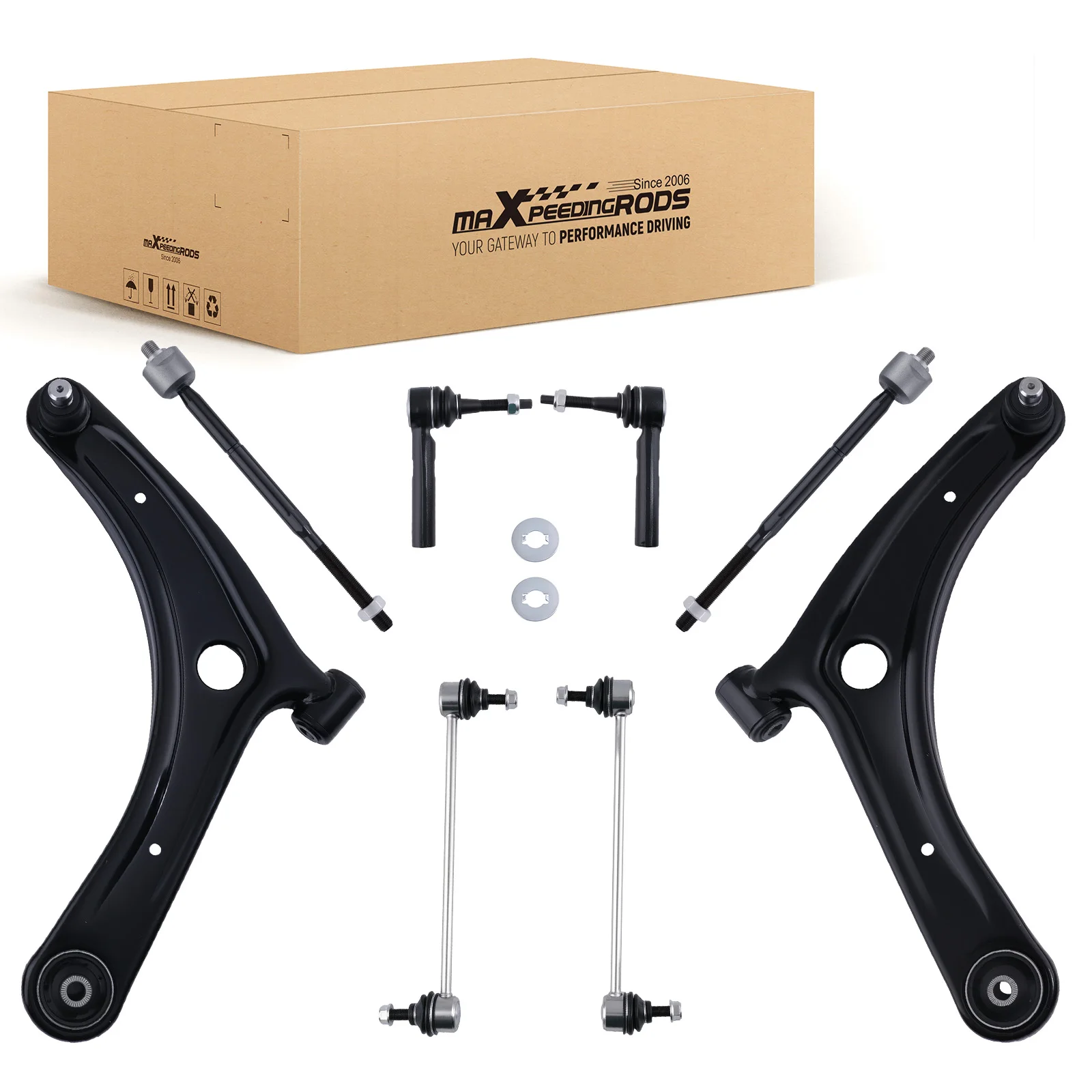 

Front Lower Control Arm w/ Ball Joint Tie Rod for 2007-2017 Jeep Patriot Compass