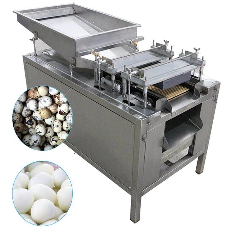 Quail Egg Process Peeler/Peeling Machine Shelling Equipment for boiled quail eggs