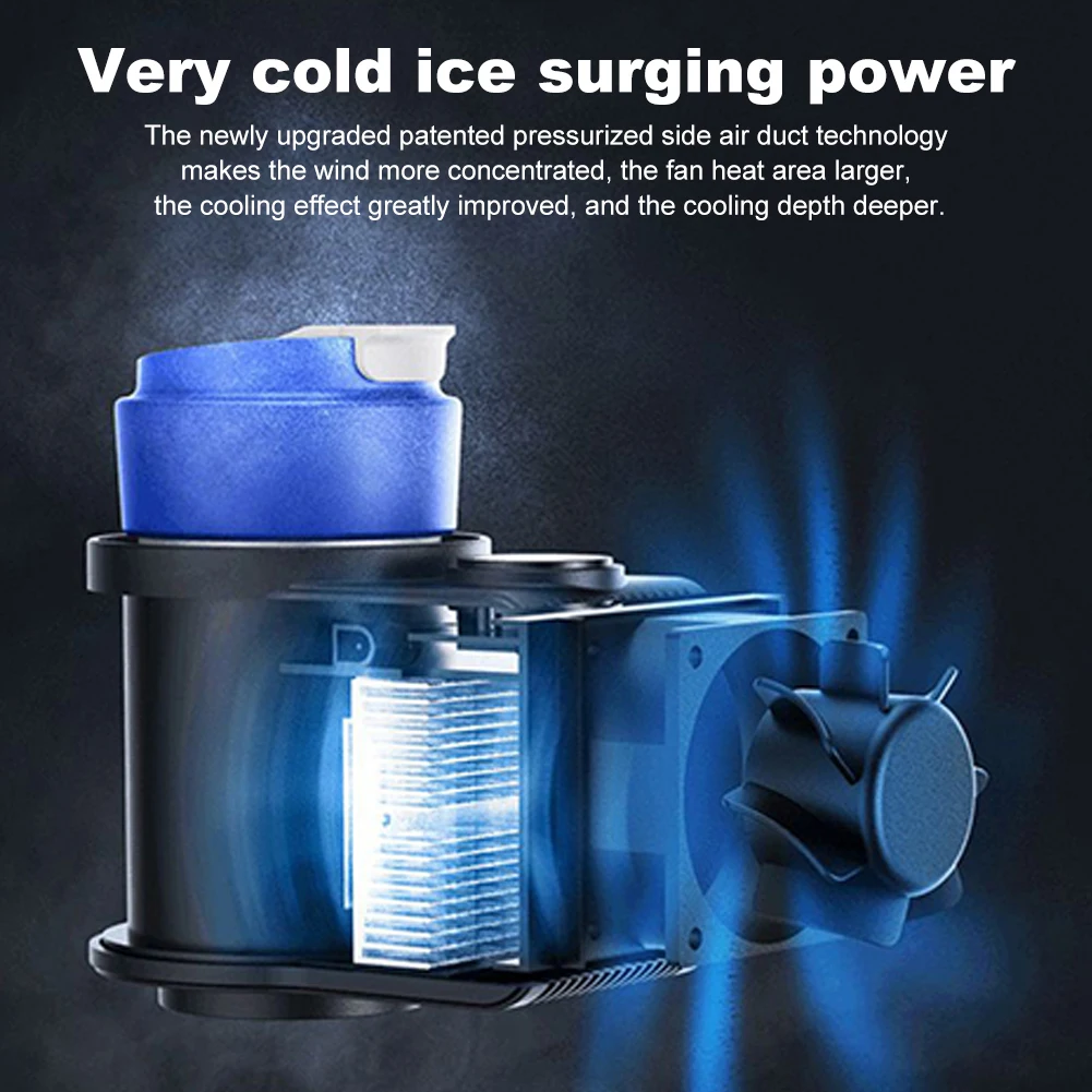 

2 In 1 Car Cup Cooler Warmer with Temperature Digital Display Car Insulation Drink Cooler Cup 12V for Coffee Milk Drinks