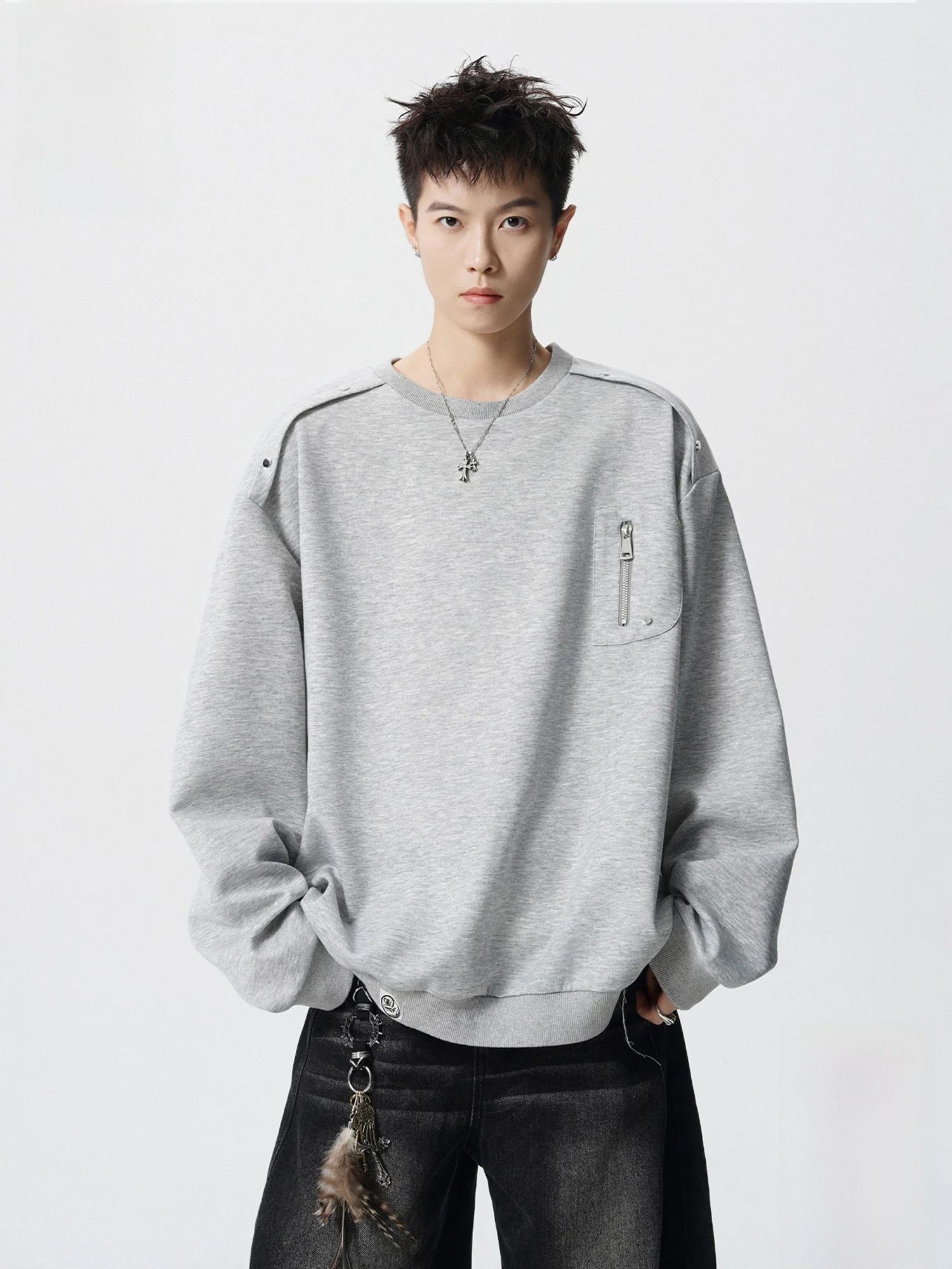 

PaulFrank Monkey round Ne Spor Sweatirt Casual Loose Men's Spring Comfortable Polyester Fiber Long Sve T-irt