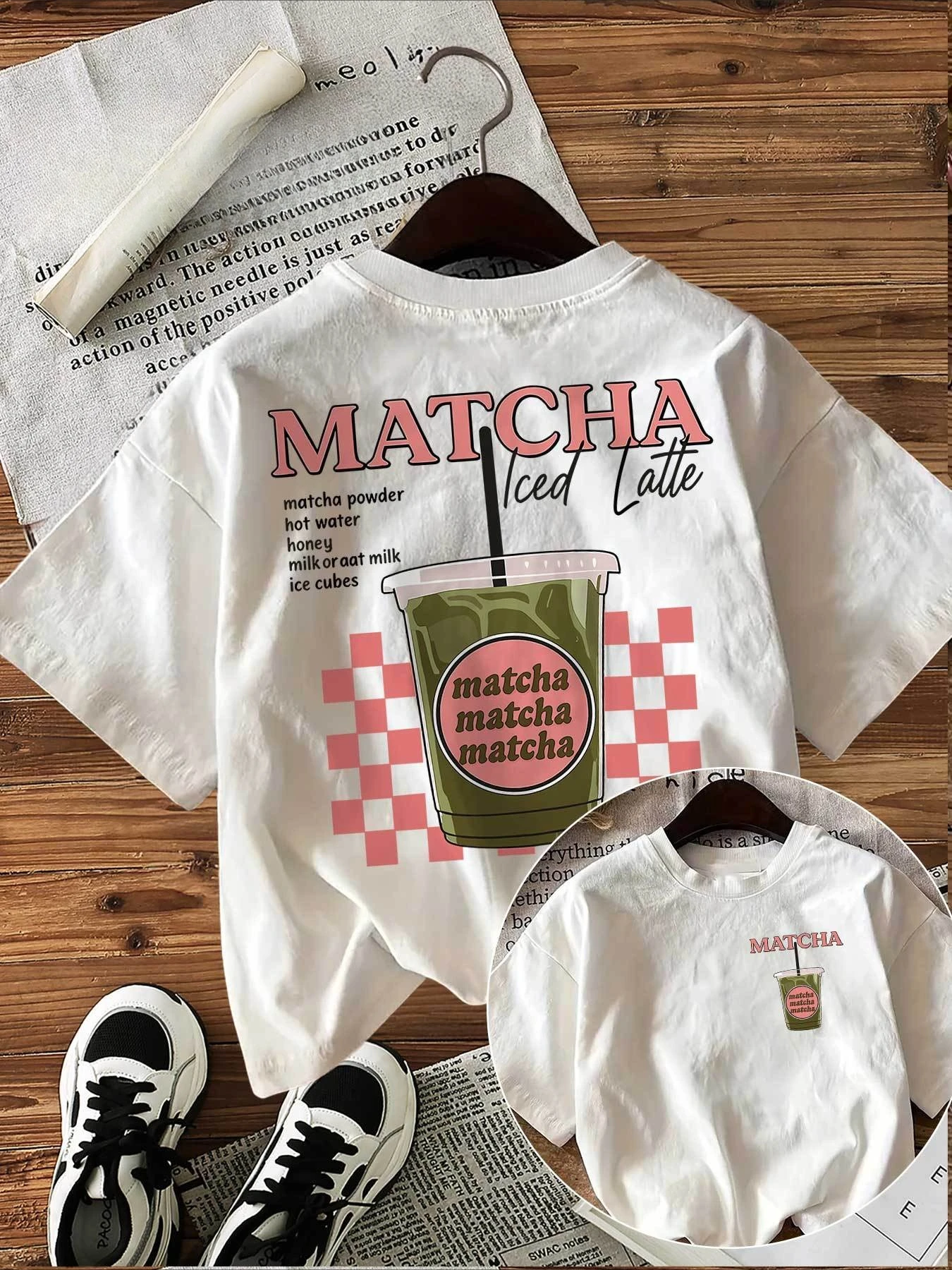 Personality Trendy Fashion Pure Sleeve Elegance Street American Style Comfortable Round Neck Daily Breathable Sweet Style Fresh