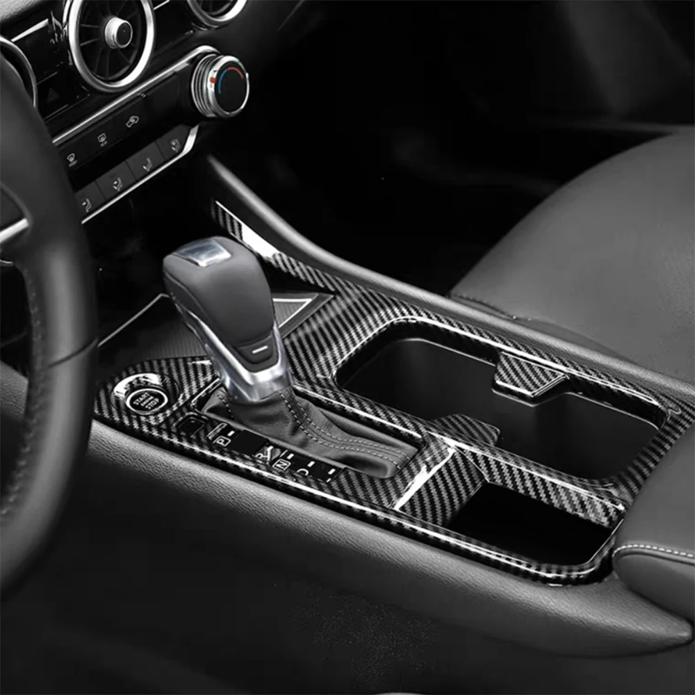 

Accessories For 2022-2024 Nissan Sentra Interior Gear Shifter Panel Trim Cover Carbon Fiber Pattern Car Sticker