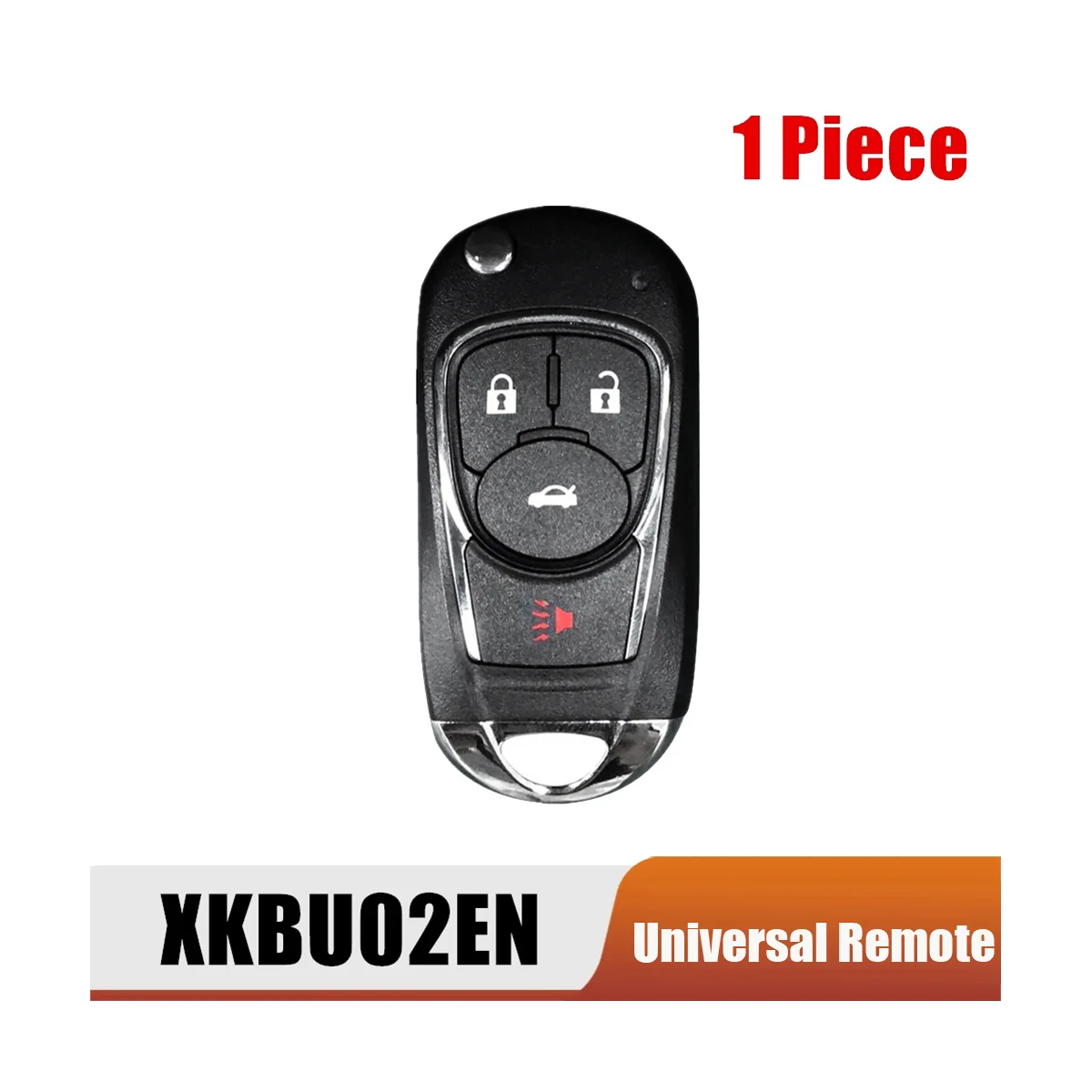 XKBU02EN Universal Wire Remote Key Fob Flip 4 Button for Style for VVDI Key Tool