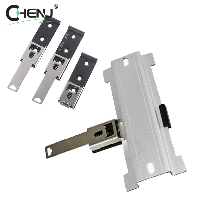 

35 мм U-образный держатель для DIN-рейки, универсальная пряжка для рейки, фиксированный зажим, крепежный зажим C45, пряжка для электрической установки направляющей