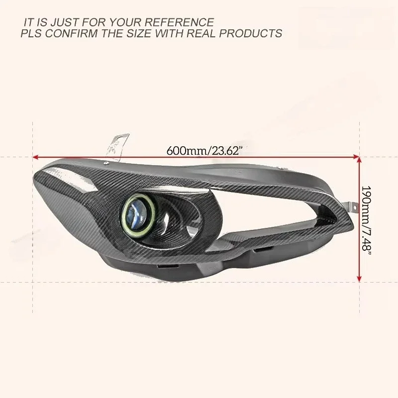 For  VAB 11th Gen Stanceworkz ATTK Vented Headlight Replacement With LED Projector Light Passenger Side