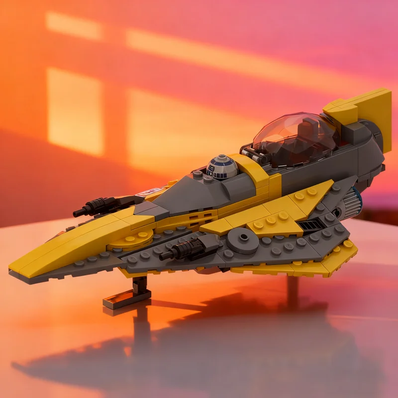 235pcs MOC Anakin S Delta 7 Starfighter Star Battle Building Blocks Construction Kit Hobby Assembly XL Toy Gift For Collectors