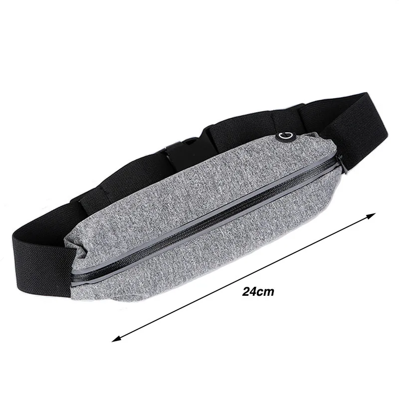 New Lycra Sport Outdoor Running Waist Bag Waterproof Phone Fanny Pack Gym Hip Bag Women Travel Hiding Casual jogging Bag