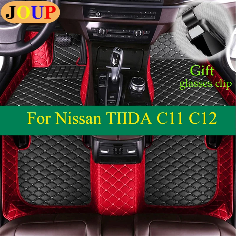 

For Nissan TIIDA C11 C12 2006-2024 Sedan Hatchback Car Floor Mats Custom Carpets Covers Left /Right Hand Drive