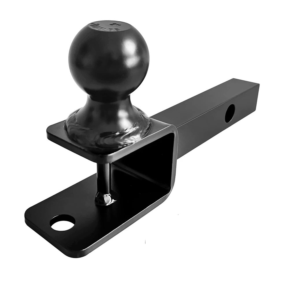 

1-1/4" Solid Shank / 2 ''hollow tube 3in1 Multi Hitch Mount with 2 inch Ball Hitch Ball Mount Adapter Fits 2 inch Hitch Receiver