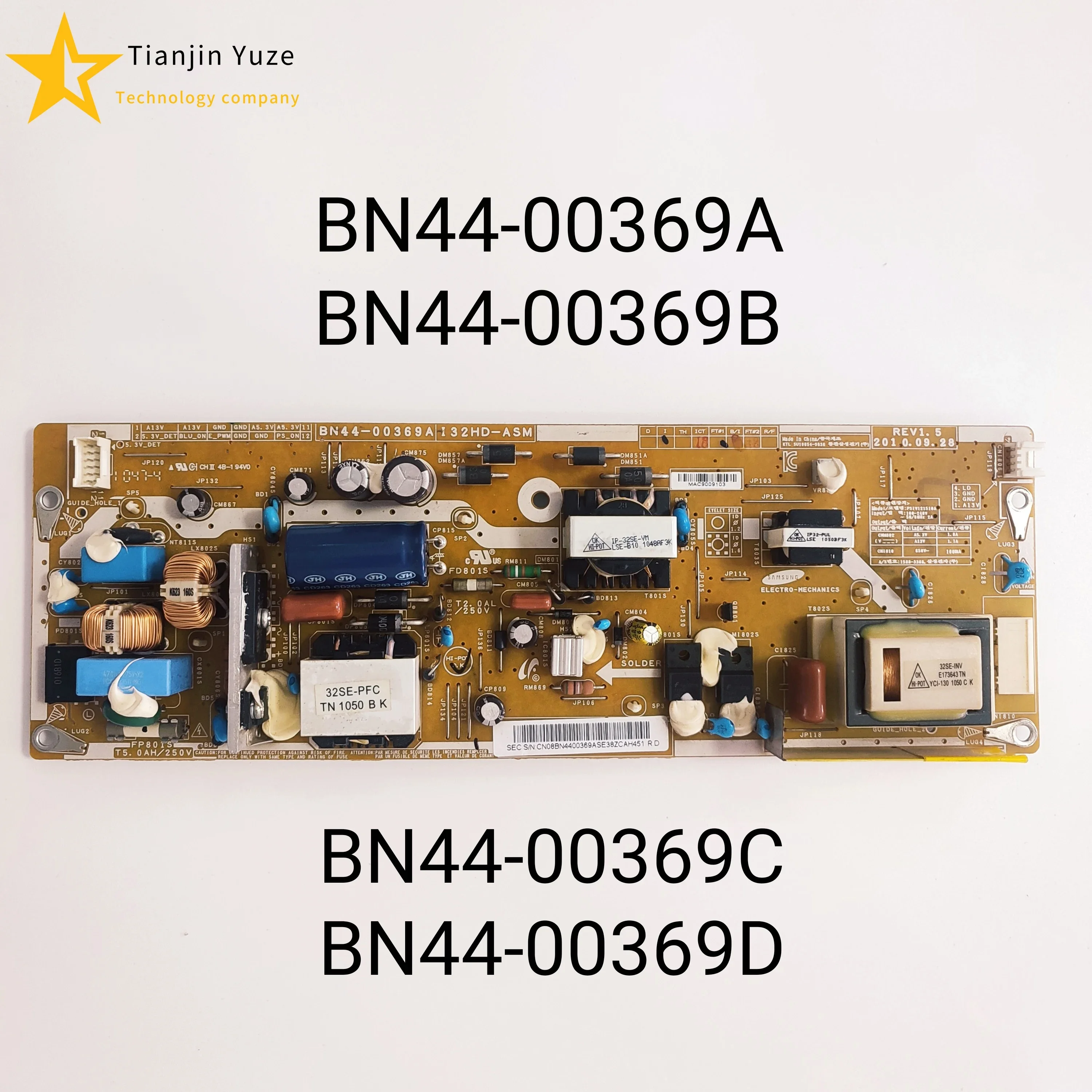 Placa de fuente de alimentación BN44-00369A BN44-00369B, BN44-00369C para LA32C350D1, LA32C650L, LE32C630K1W, LE32C650L1, LN32C350D1