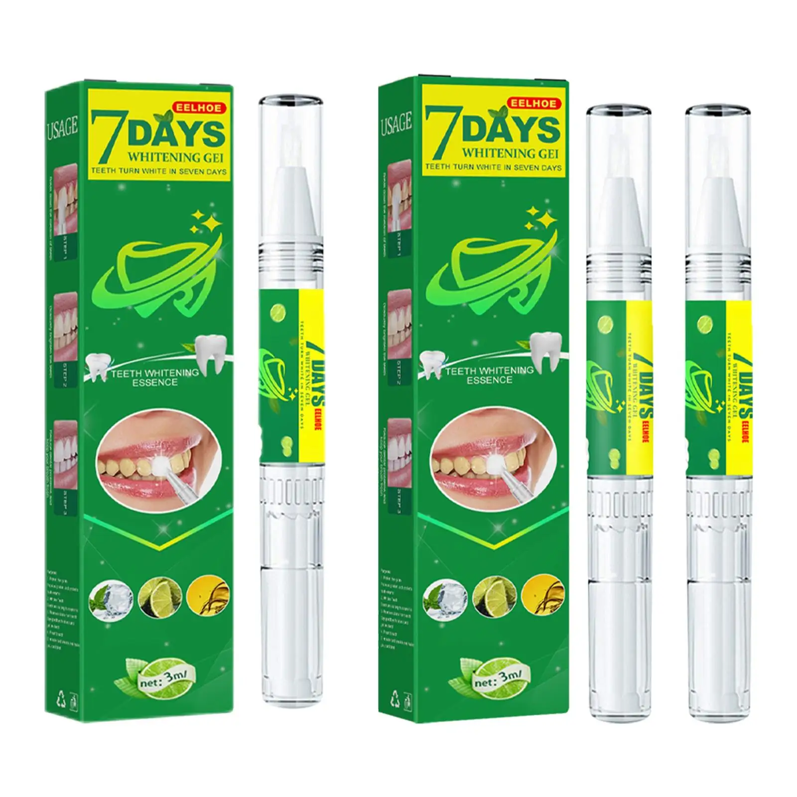 

Mild Whitening Pen 3ml Non Sensitive Remove Plaque Natural Flavor Travel Bleaching Use Twice A Day Oral Tools