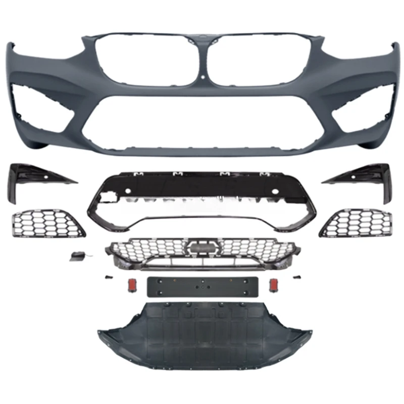 Auto Accessories Complete M Style Front Bumper Body Kit For BMW X3 G01 G08 LCI 2018‑2021 Replacement Parts