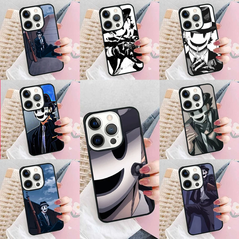 Sniper Mask High Rise Invasion Phone Case Cover for iPhone 16 Promax 15 Pro 13 14 Plus 11 12 Mini XR XS MAX Coque