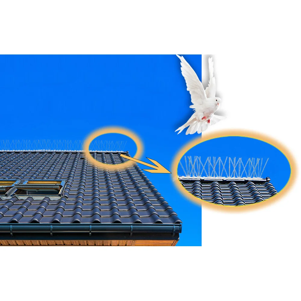 High-quality UV Treatment Stainless Steel Anti Bird Spikes Pigeons Cat Control
