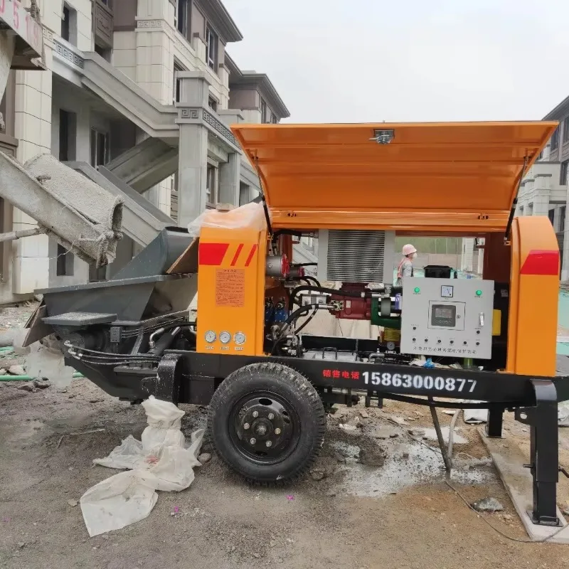Customized High-Performance Diesel Concrete Pump By For Commercial Construction