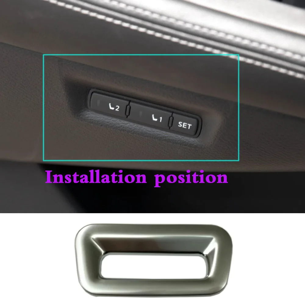 Pour Nissan Murano 2015 2016 2017 2018 mémoire de voiture rappel rappel rappel bouton de réglage du siège bouton interrupteur garniture partie 1 pièces