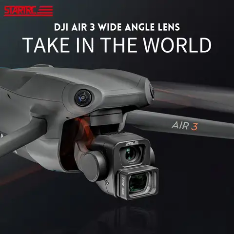 STARTRC PHOTO Wide Angle Filter for DJI Air 3 Drone Accessories Extend FOV to 112° Magnetic Wide-angle Photography Accessory