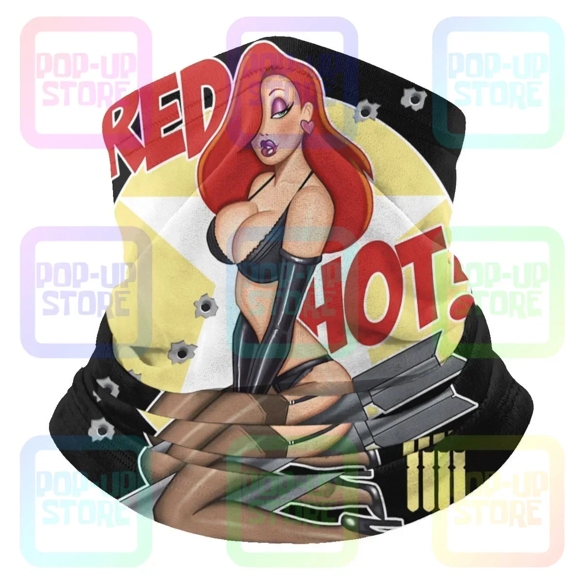 

Red Hot Nose Art - Джессика Кролик, гетры из микрофибры, бандана, шарф, мягкий головной убор, защита от солнца