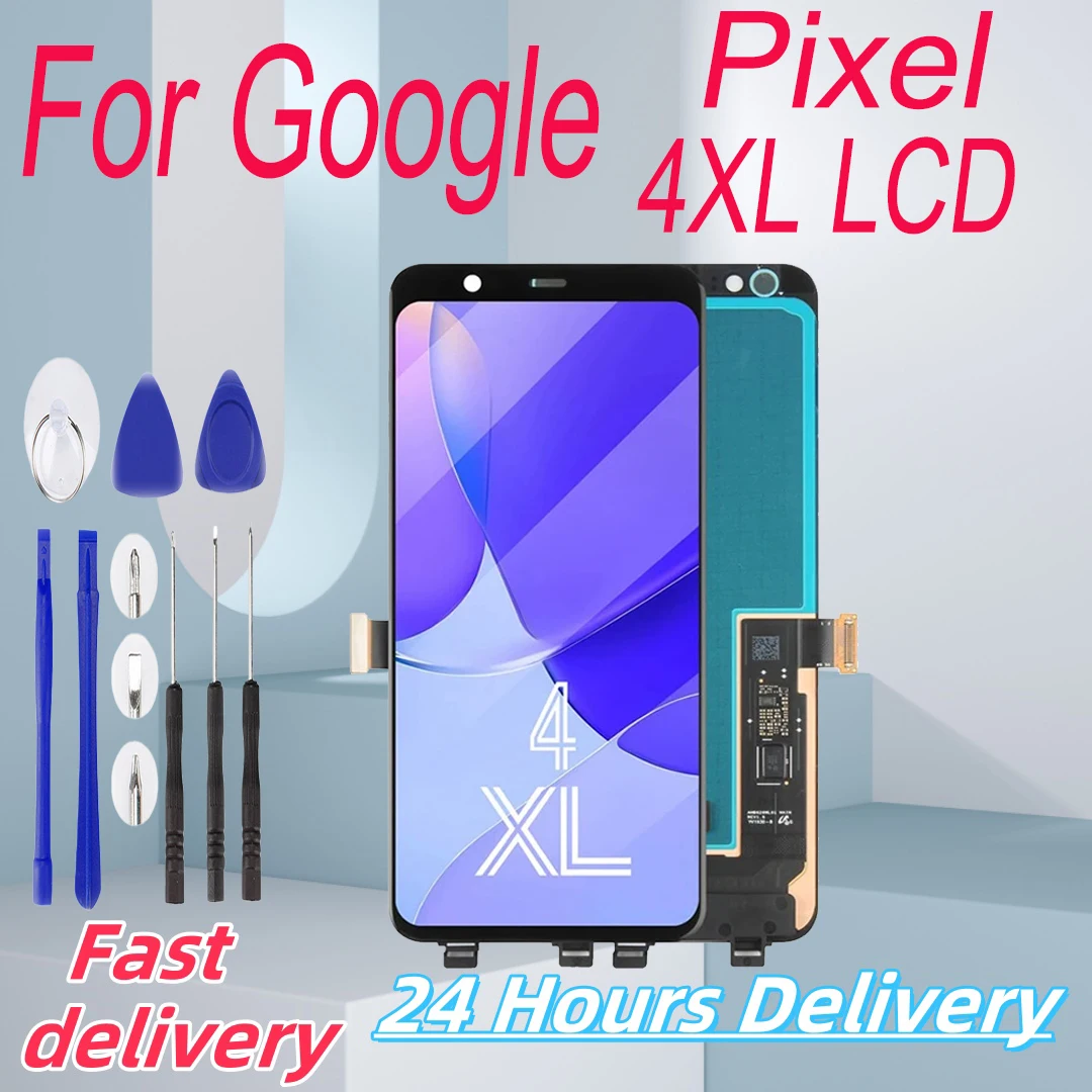 For Google Pixel 4XL Display Touch Screen Digitizer Assembly 4 XL LCD With Frame For Pixel XL4 Screen Replacement Parts 6.3 Quot