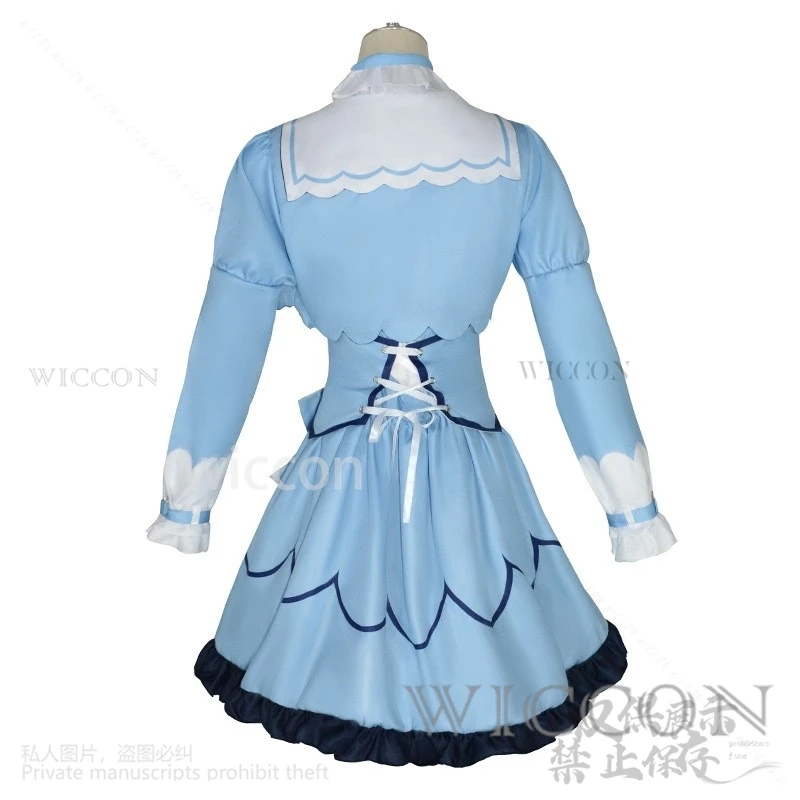 Anime YouTuber VTuber NIJISANJI Vliver Cosplay Amamiya Kokoro Costume Lolita Dress Wig Sexy Lovely Suit For Girls Customized