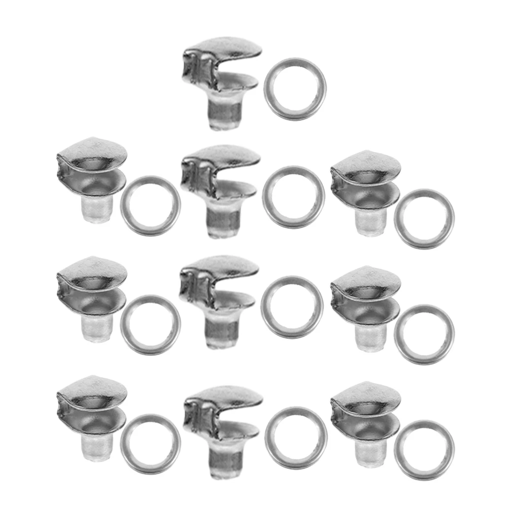 

10 Pcs Shoe Boot Lace Hook Accessory Sports Shoes Hooks Metal Turnbuckle Fasteners