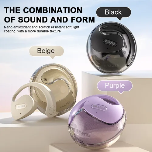 ERAZER X15 Pro OWS auriculares inalámbricos Bluetooth 5,4 auriculares deportivos alta fidelidad calidad de sonido reducción de ruido con micrófono